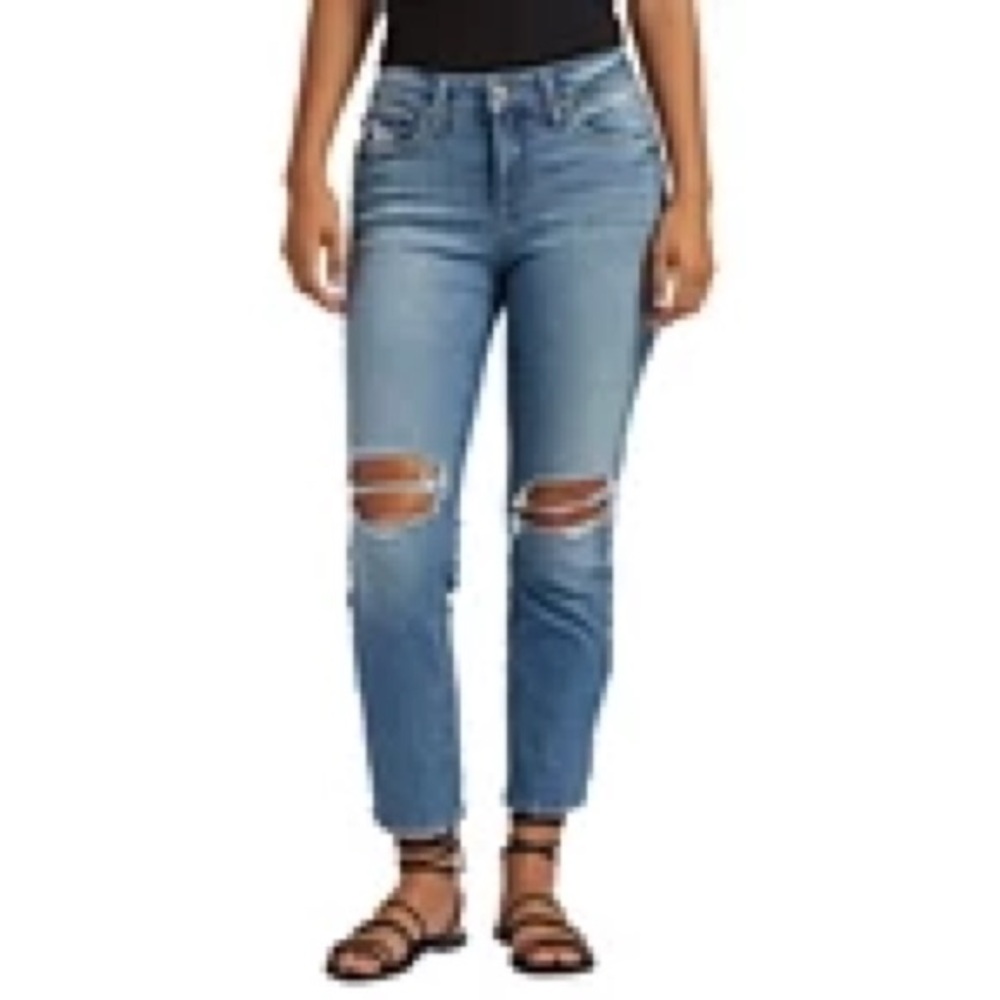 Silver Jeans Suki straight crop